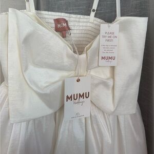 Show Me Your MuMu White Mini Dress